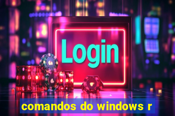 comandos do windows r